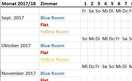Schauen Sie unter ZIMMER die Vergrösserung an!